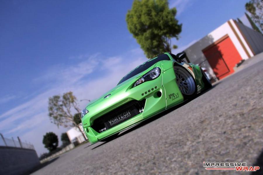  Subaru BRZ RocketBunny by Impressive Wrap 2014 года  (фото 11 из 16)